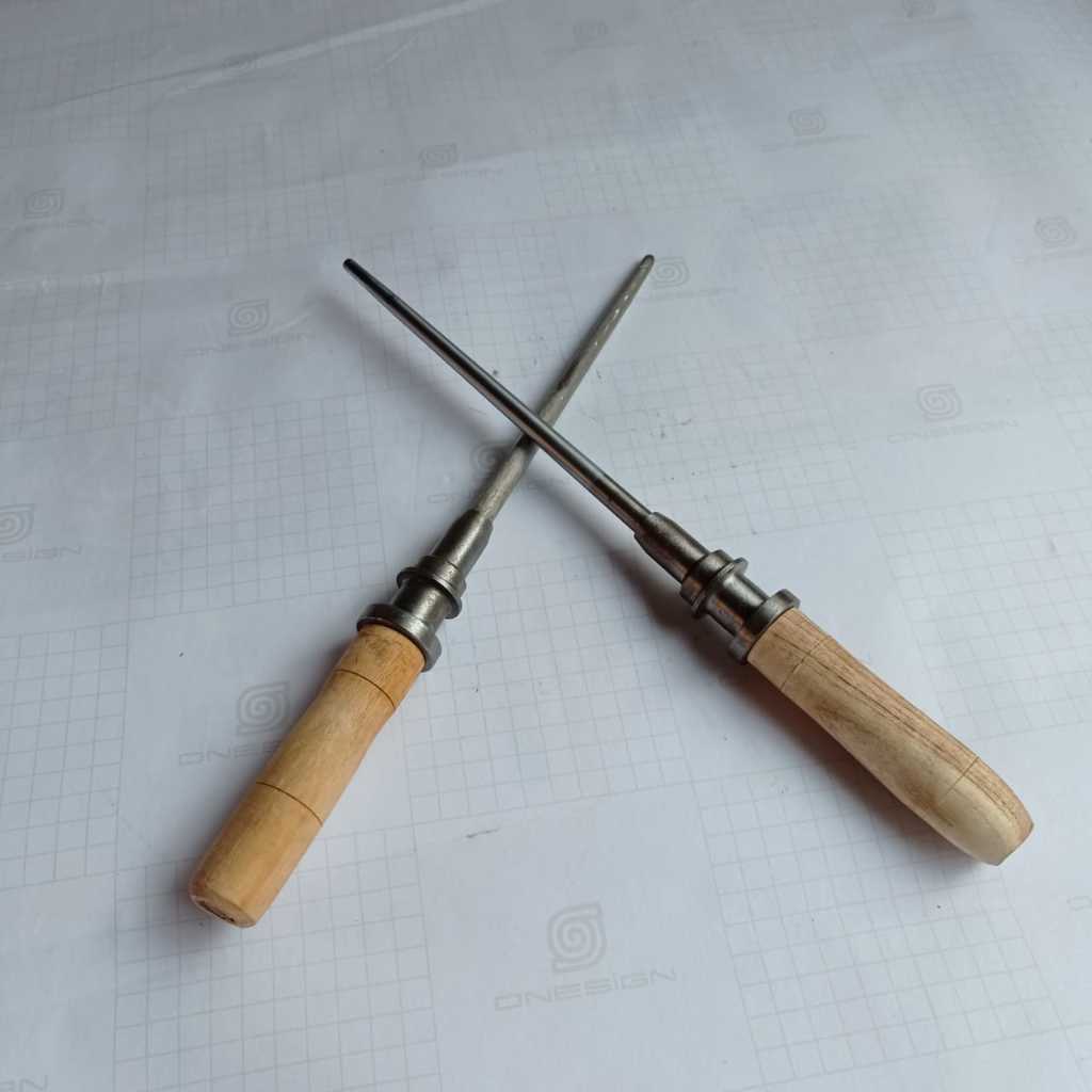 Grinda Tongkat ( GRADE A ) Honing Bar Stick Asah - Kikir Kristal Pengasah Pisau Dapur Stainless Dan 