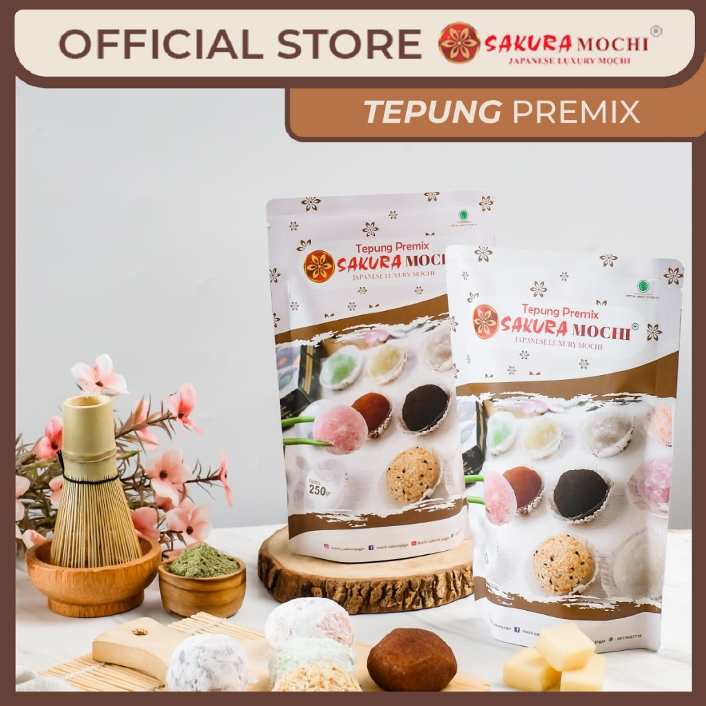 

Sakura Mochi - Tepung Premix Mochi 250Gram