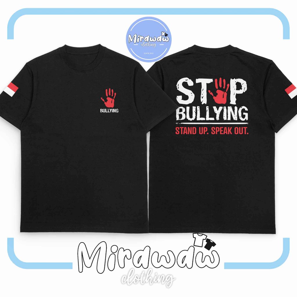 Kaos Baju Stop Bullying Anti Perundungan Agen Perubahan Kaos Distro