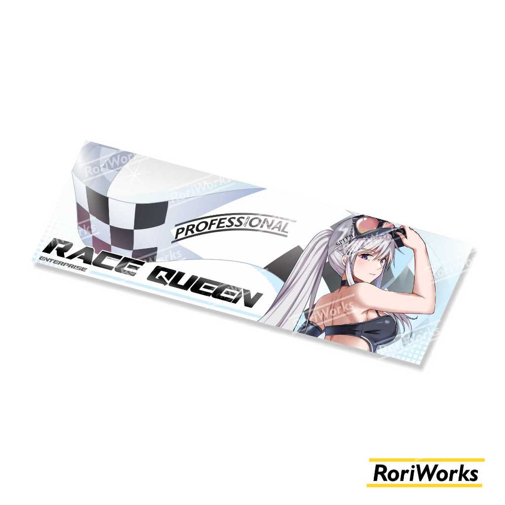 Stiker Slap - Enterprise Race Queen | Azur Lane
