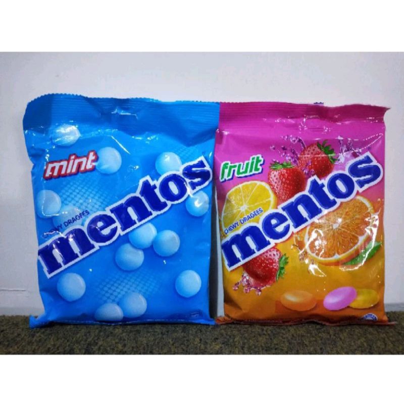 

PERMEN MENTOS MINT DAN FRUIT 121.5 Gram