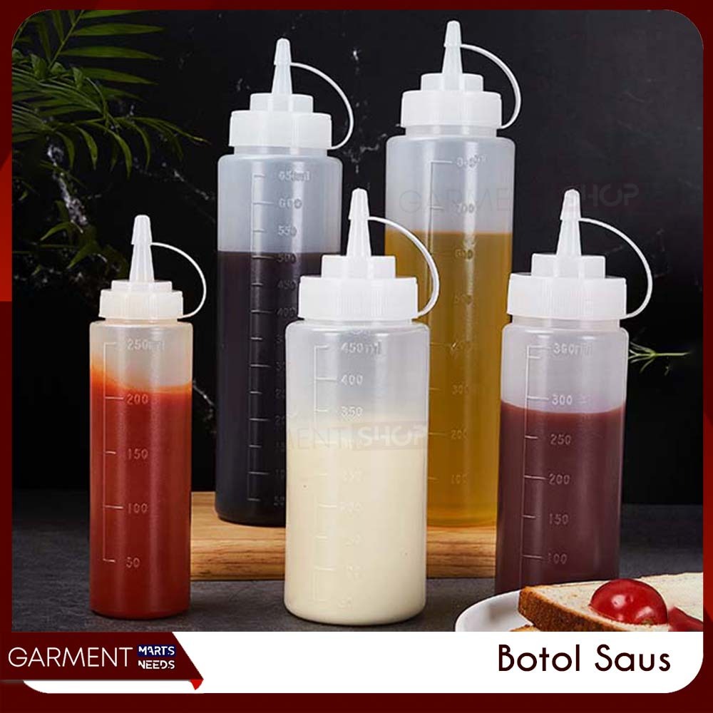 Botol Plastik Saos Kecap Food Grade Tempat Sambel Minyak Dengan Tutup Anti Bocor Serbaguna