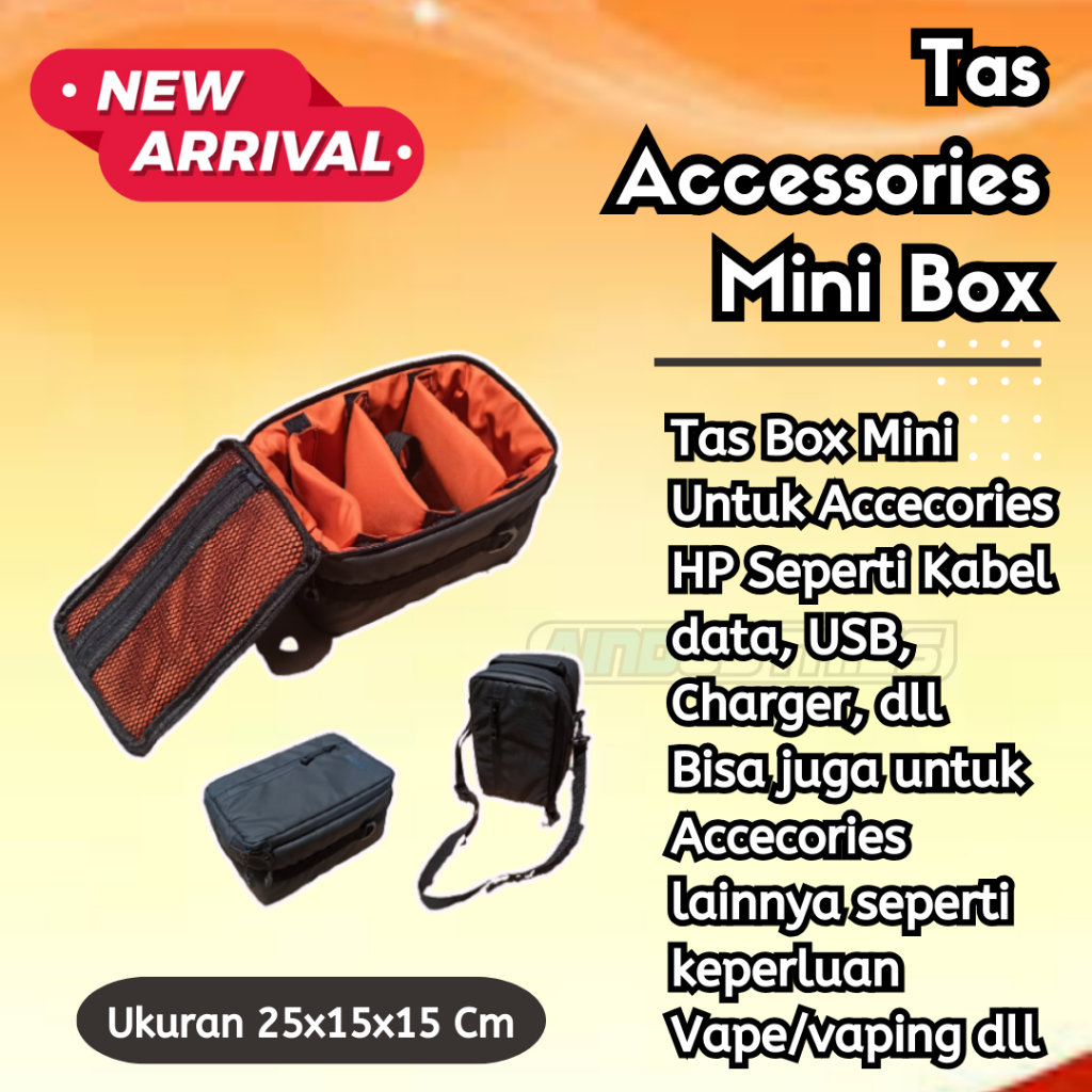 tas vapebag pouch pria wanita mini box accessories Handphone  Waterproof Jahitan kuat Bahan tebal