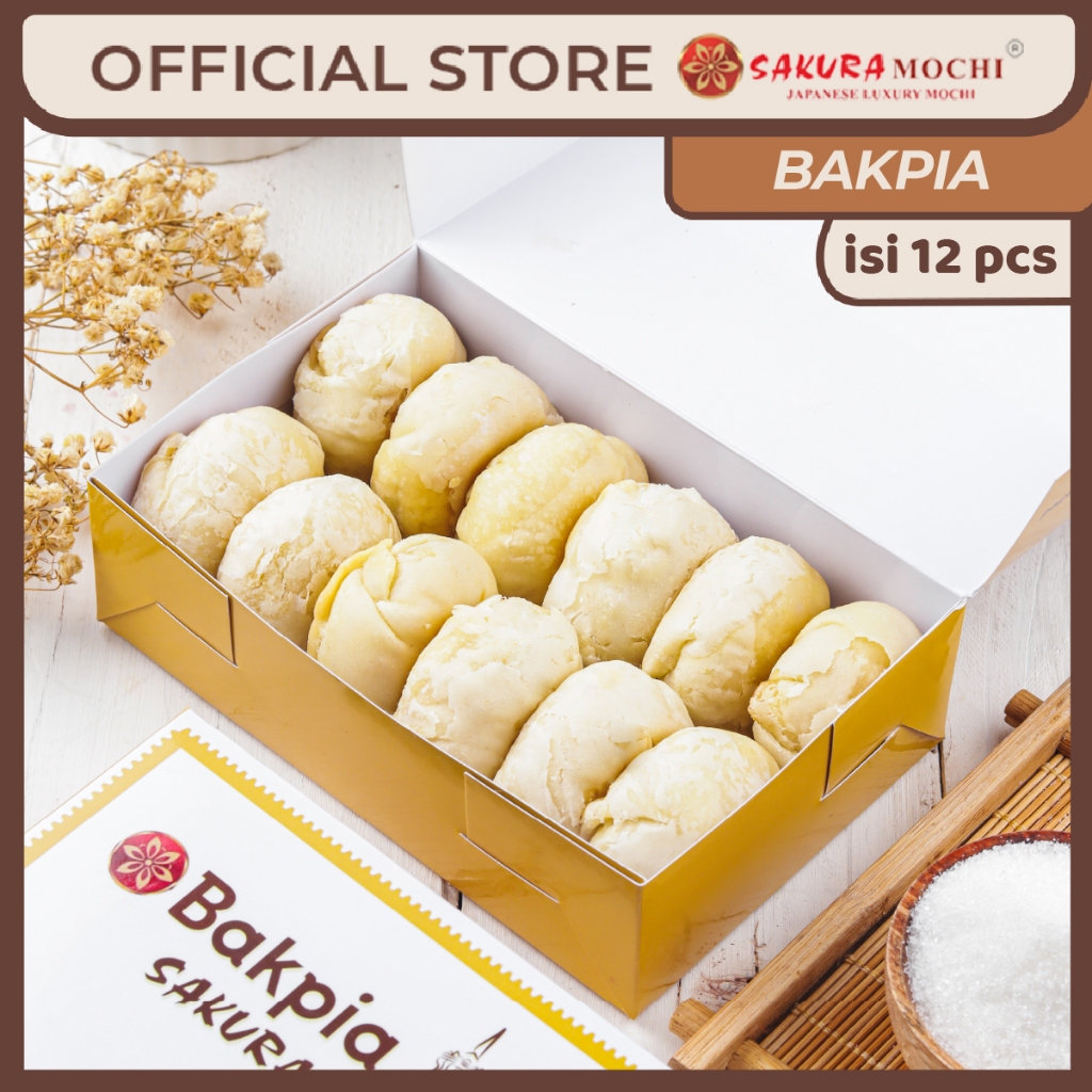 

Bakpia Sakura isi 12pcs | BAKPIA SAKURA OFFICIAL | bakpia khas Yogyakarta | bakpia asli jogja murah