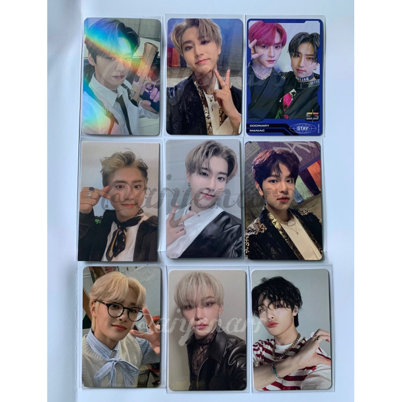 han jisung ld wolfgang lee know muplant oddinary felix seungmin in photocard official set