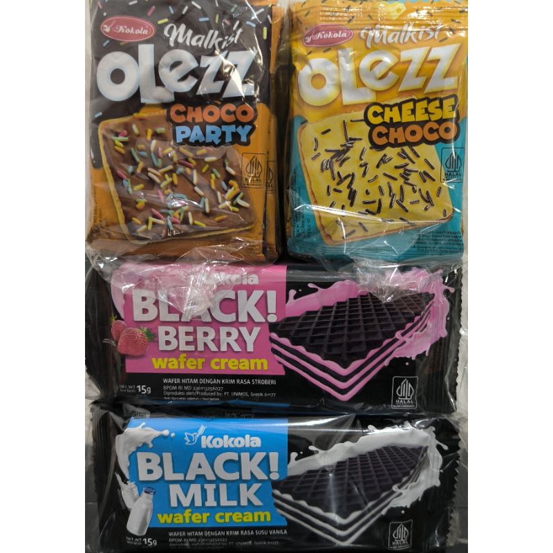 

Kokola malkist olezz isi 20pcs Kokola black wafer isi 10 pcs
