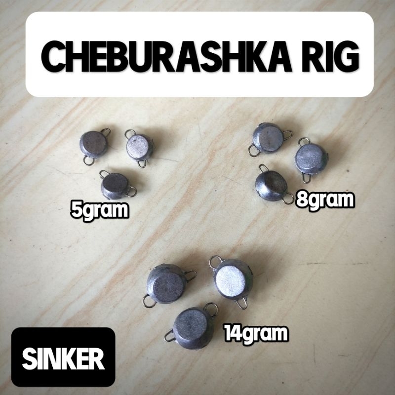 SINKER for CHEBURASHKA RIG (pemberat timah pancing)