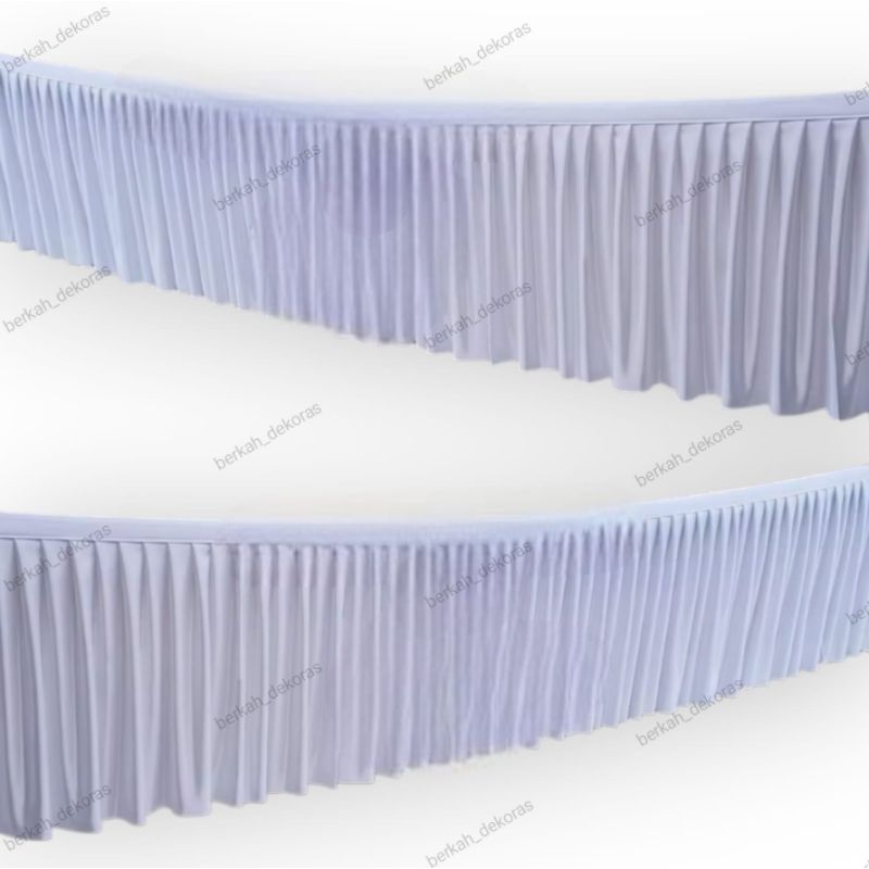 SKRITING MEJA/ROK MEJA REMPEL/RUMABI MEJA UNTUK MEJA PRASMANAN,MEJA TAMU, MEJA PESTA DLL TERBUAT DAR