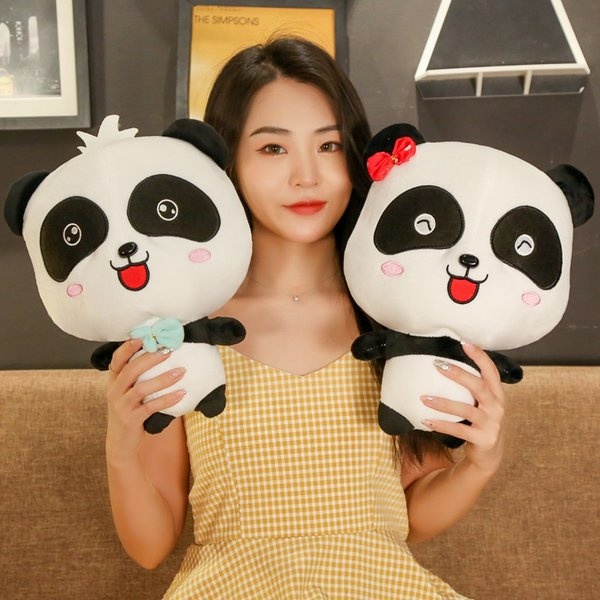 Boneka Lucu Panda Baby Bus Berpasangan Cocok Buat Kado Ulang Tahun Pacar