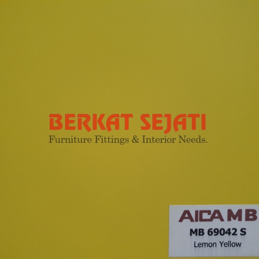 AICA HPL AICA MB 69042 S - LEMON YELLOW KUNING - SOLID