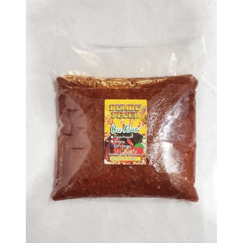 

bumbu pecel bu rus 1,5kg (extra pedas)