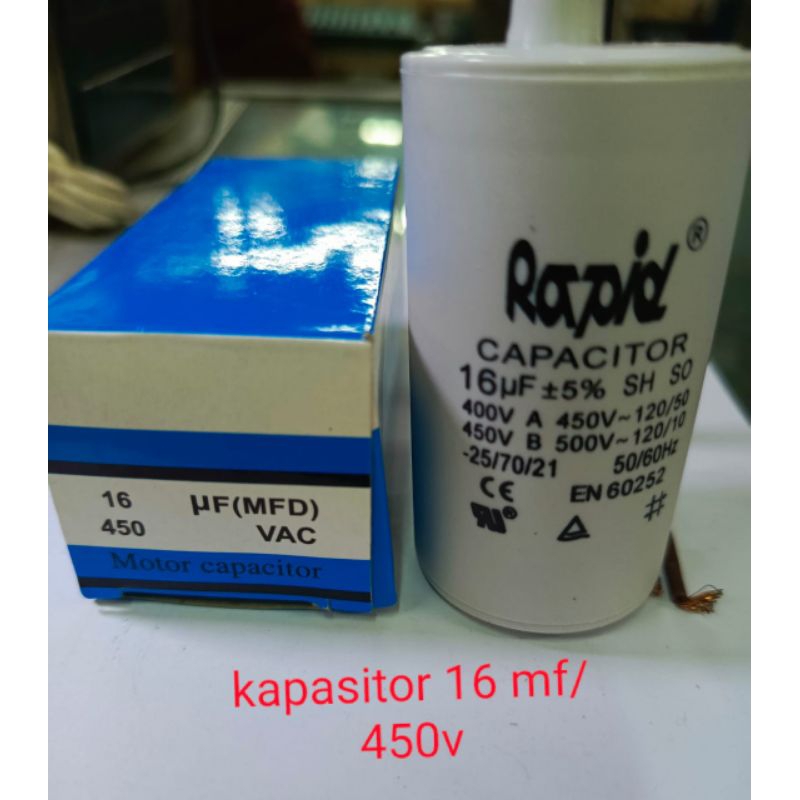 kapasitor 16mf /450volt