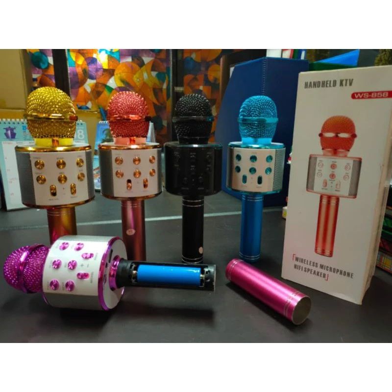 MIC KARAOKE SPIKER BLUETOOTH  ASLI Ori 100% KUALITAS PREMIUM