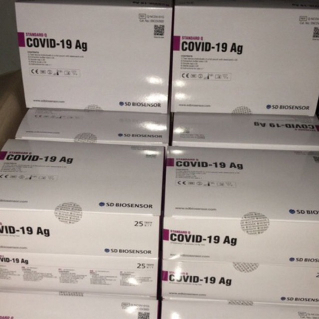 Rapid Swab Antigen SD Biosensor Standard Q BARCODE AKL Expire 2024