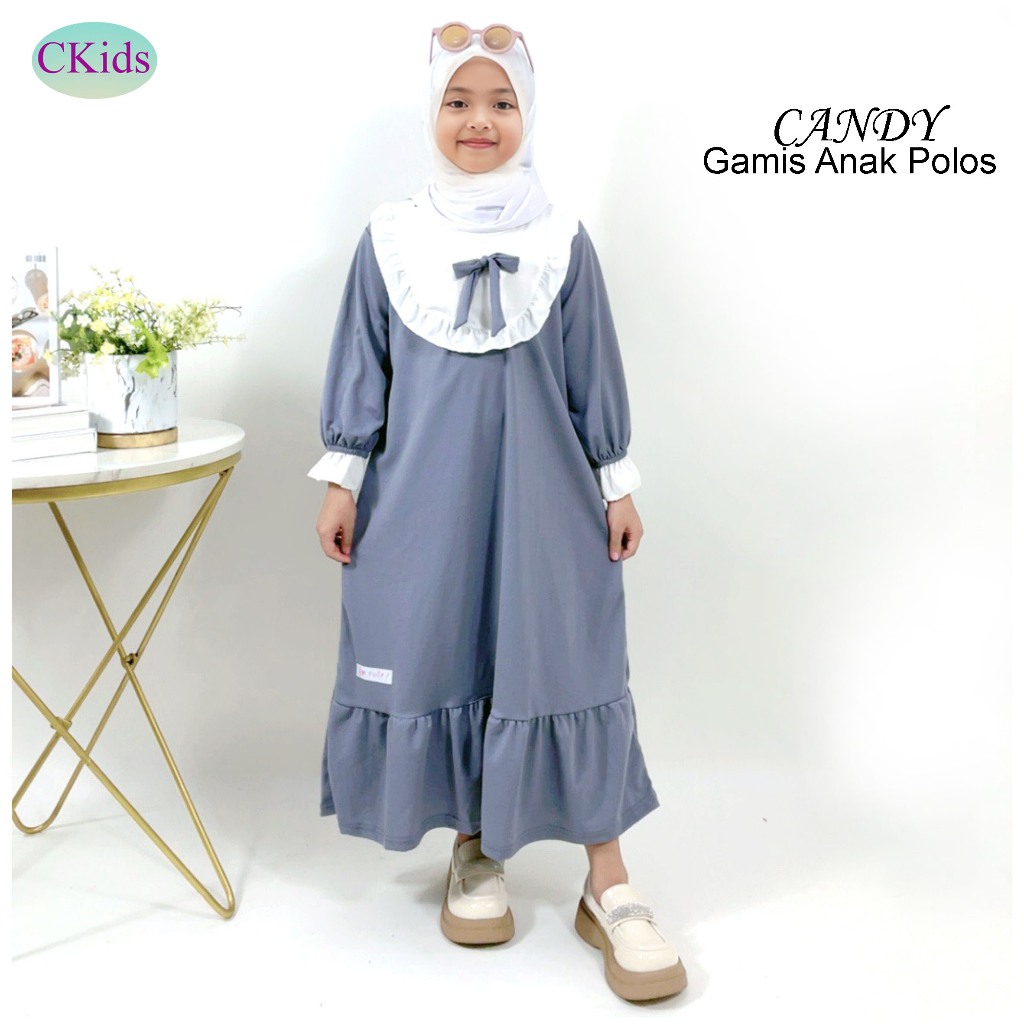 CKids Gamis Polos Anak Candy