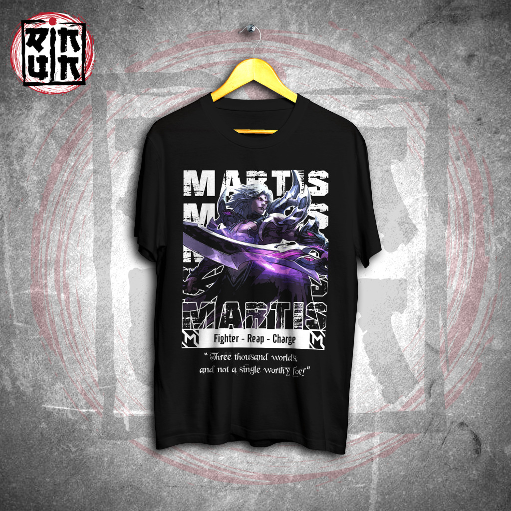 Tshirt Kaos Distro Martis Mobile Legends Hero