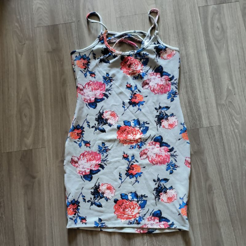 MiniDress bodycon bunga