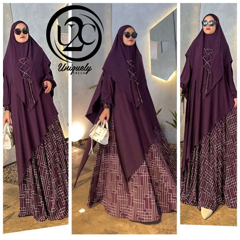 GAMIS WANITA NABILA SET PREMIUM