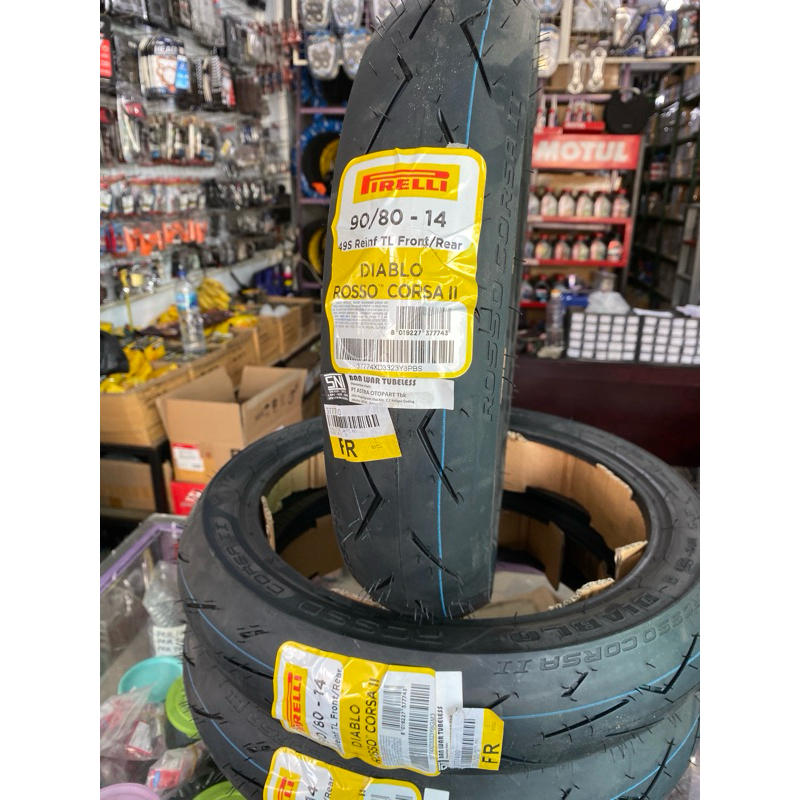 ban pirelli diablo rosso corsa II 90/80-14 ban firelli diablo rosso corsa 2 90 80 14
