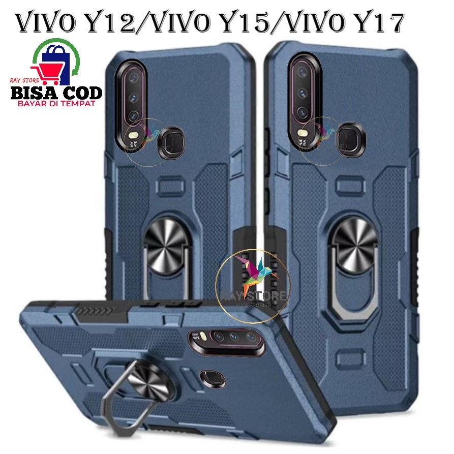VIVO Y12 VIVO Y15 VIVO Y17 CASE ROBOT HIT EYE RING CASING HP ARMOR SHOCKPROOF