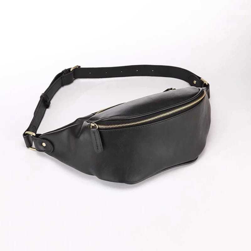 Tas Dada Pria Kulit Asli - Waistbag Pria Kulit Asli - Tas Pinggang Kulit Asli