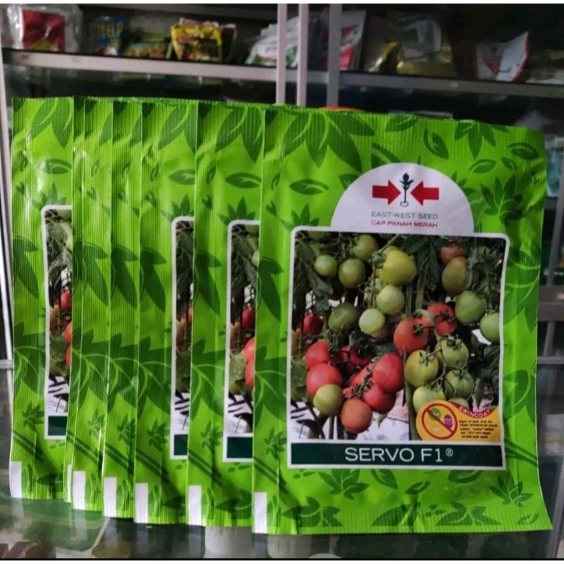 Benih tomat SERVO F1 1750 biji- Bibit cap panah merah
