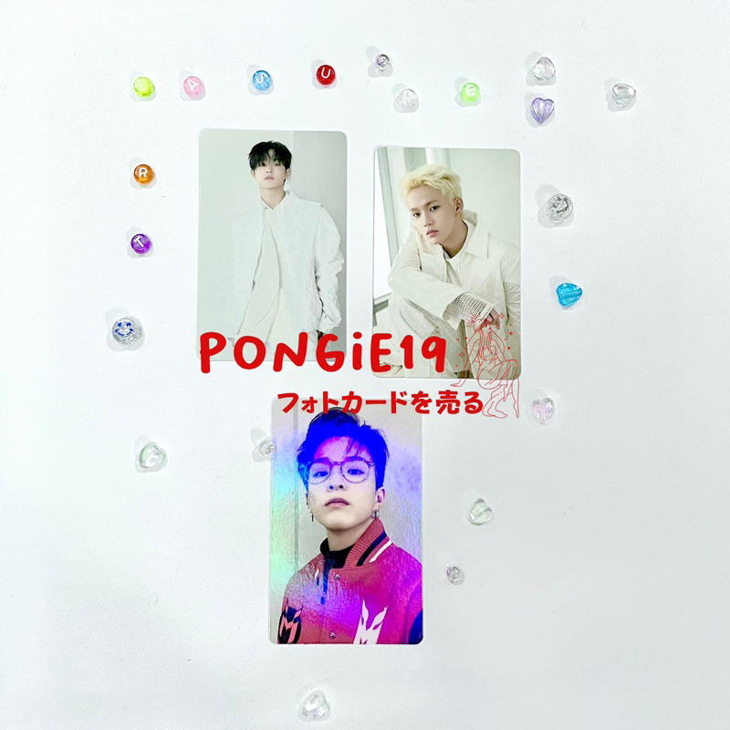 TREASURE THE SECOND STEP CHAPTER ONE WEVERSE POB / PHOTOCARD BENEFIT JIHOON / HYUNSUK / ASAHI