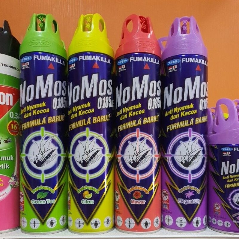 Fumakilla NoMos Anti Nyamuk dan kecoa 600ml/240ml