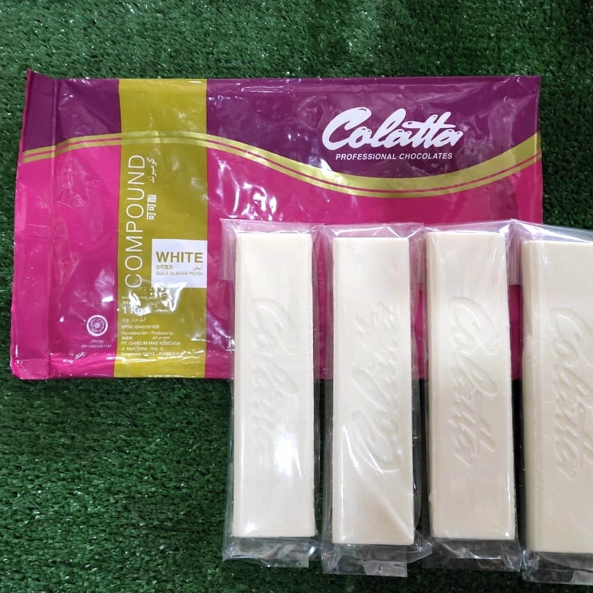 

(REPACK 200GRR) COLATTA WHITE COMPOUND / COKLAT PUTIH COLATTA REPACK BATANGAN