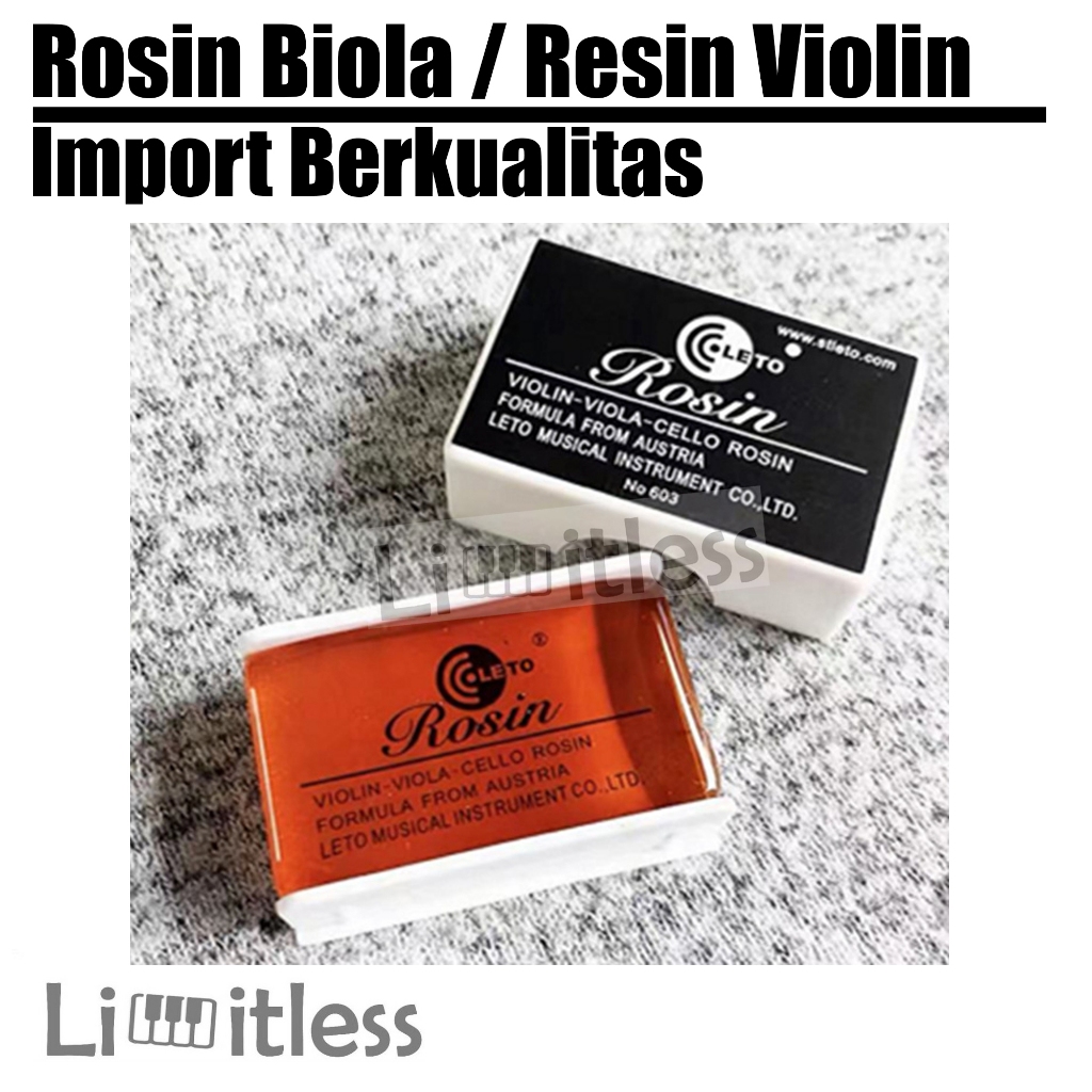 Rosin Biola / Rosin Violin / Resin Biola / Resin Violin Import