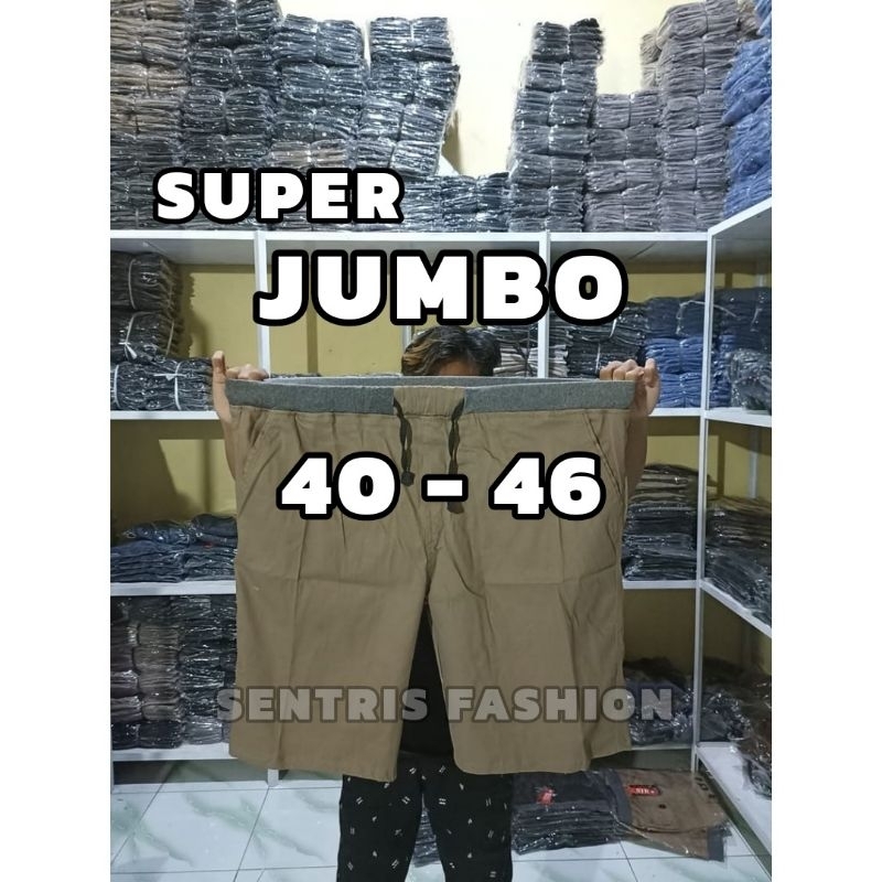 Celana Big Size Celana Pendek Chinos Pria Size Jumbo Celana Pendek Pria Dewasa