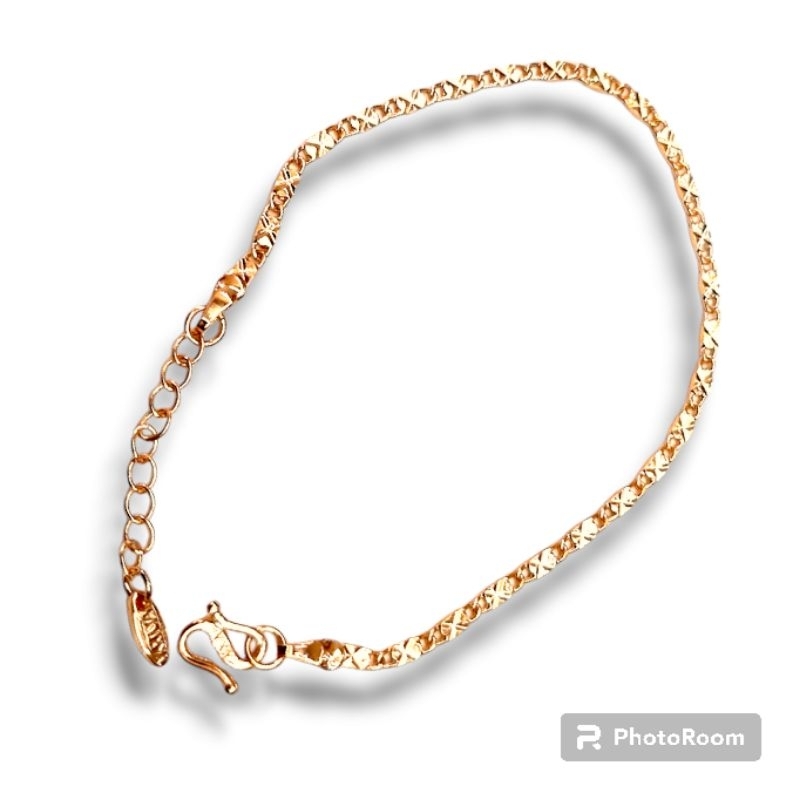 Gelang Rantai Beres kecil Titanium