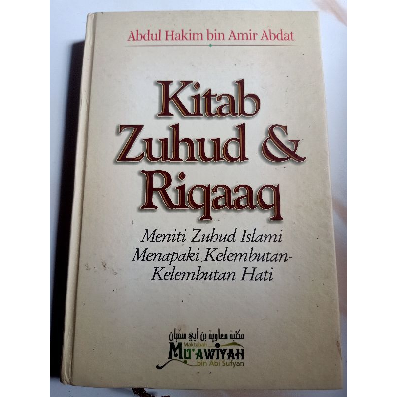 buku Kitab Zuhud dan Riqaaq