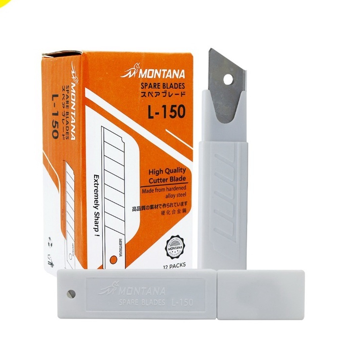 

Isi Cutter Besar Montana Stainless 1 Tube isi 5 pcs bagus tajam kuat awet