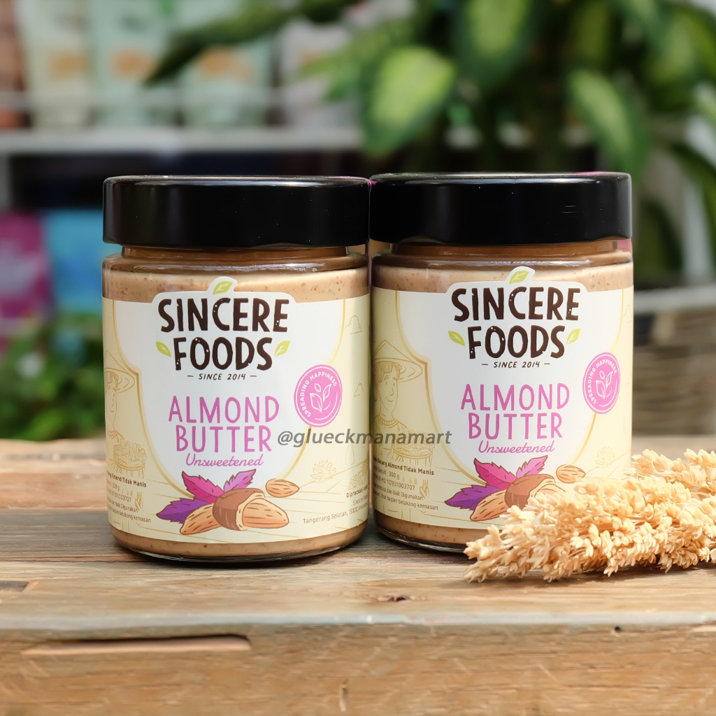 

Sincere Almond Butter Unsweetened 300gr