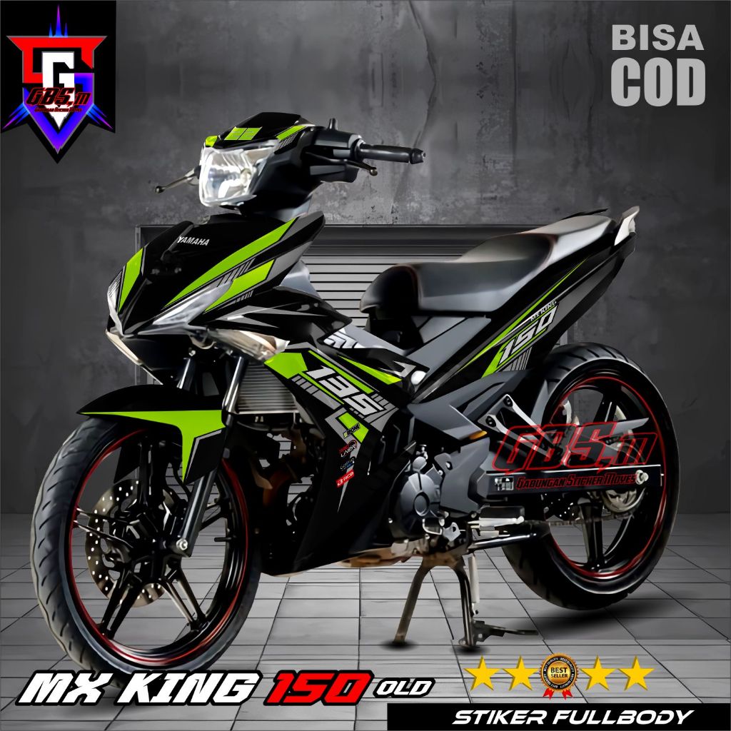 Decal Mx King V1 Fullbody Stiker Mx King 150 OLD Fullbody Striping Mx King Decal Stiker Mx King