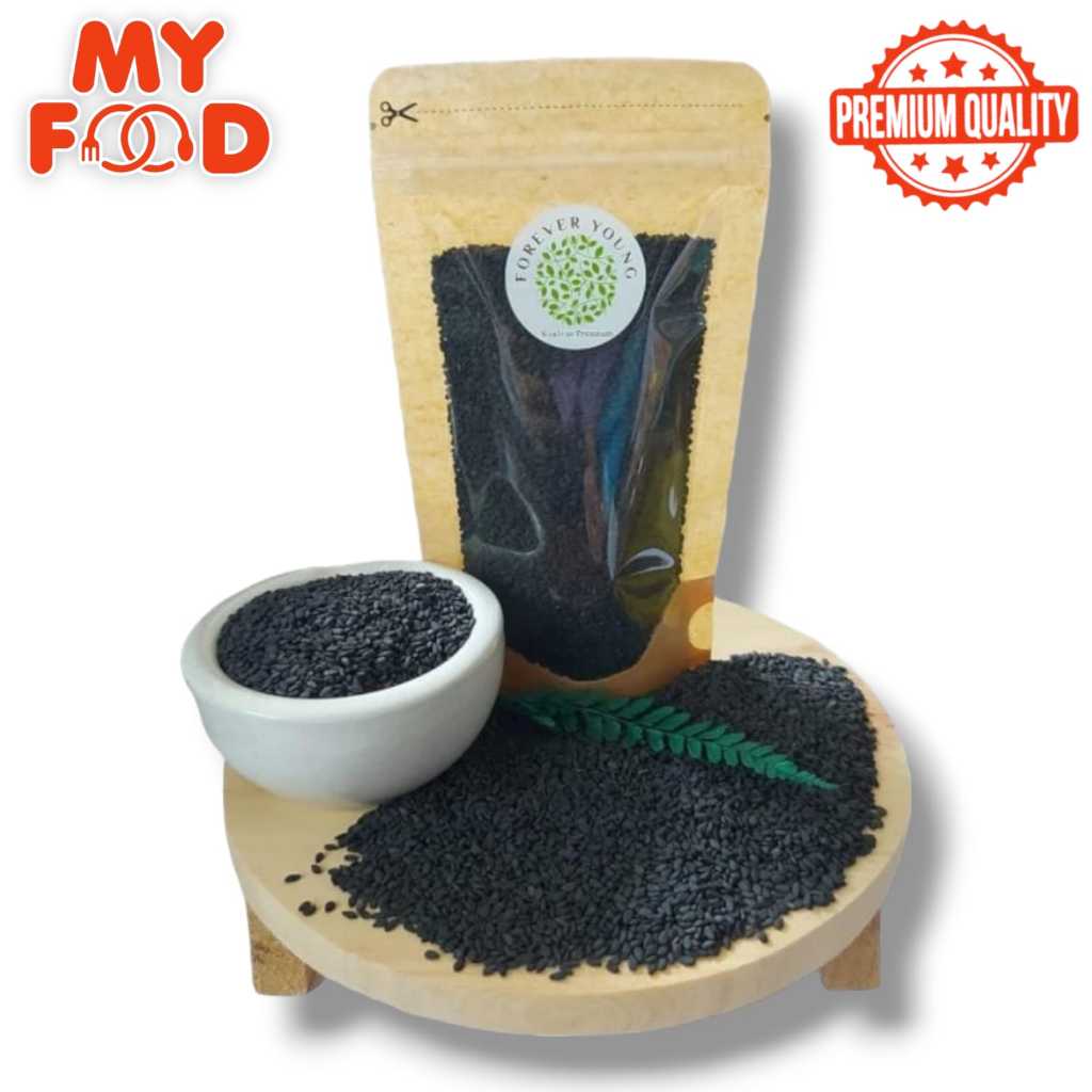 

[Myfoodofficial] - Superfood Natural Black Sesame Wijen Hitam Organik Kualitas Premium