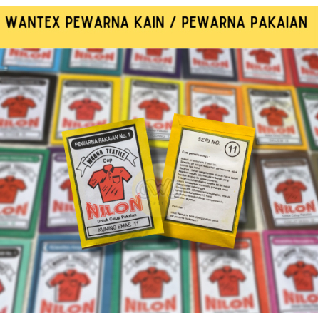 Wantex Cap NILON | Wantex Pewarna Pakaian | Wantex Pewarna Textile Wantex Pewarna Kain