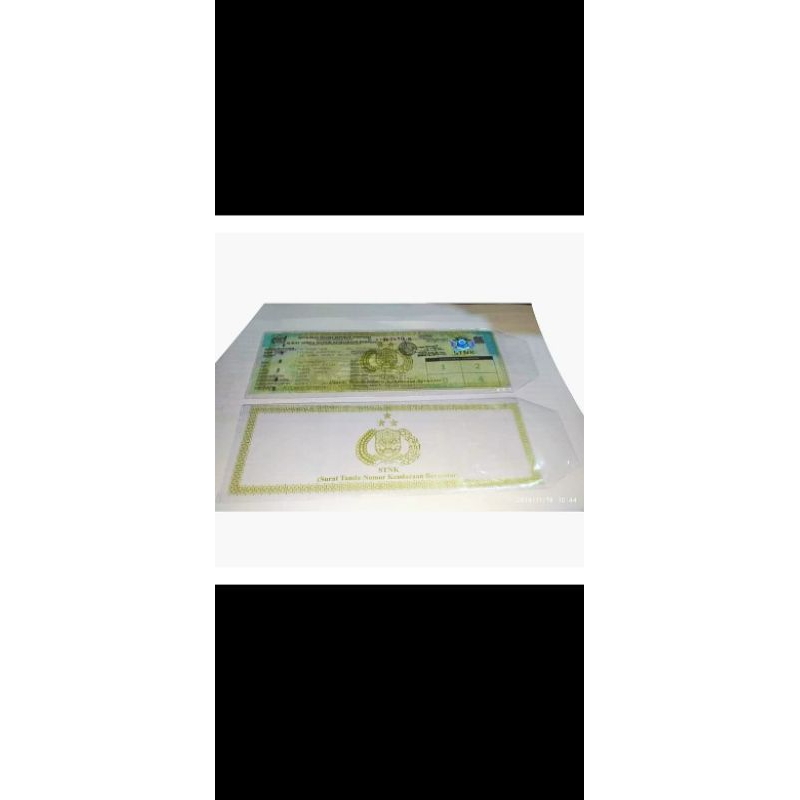 SURAT STNK PAJAK SATRIA FU 2014 ASLI