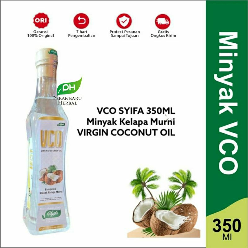 

Minyak Kelapa Virgin 350 ml VCO Cair Syifa / Minyak VCO / Vco Minyak Kelapa Murni