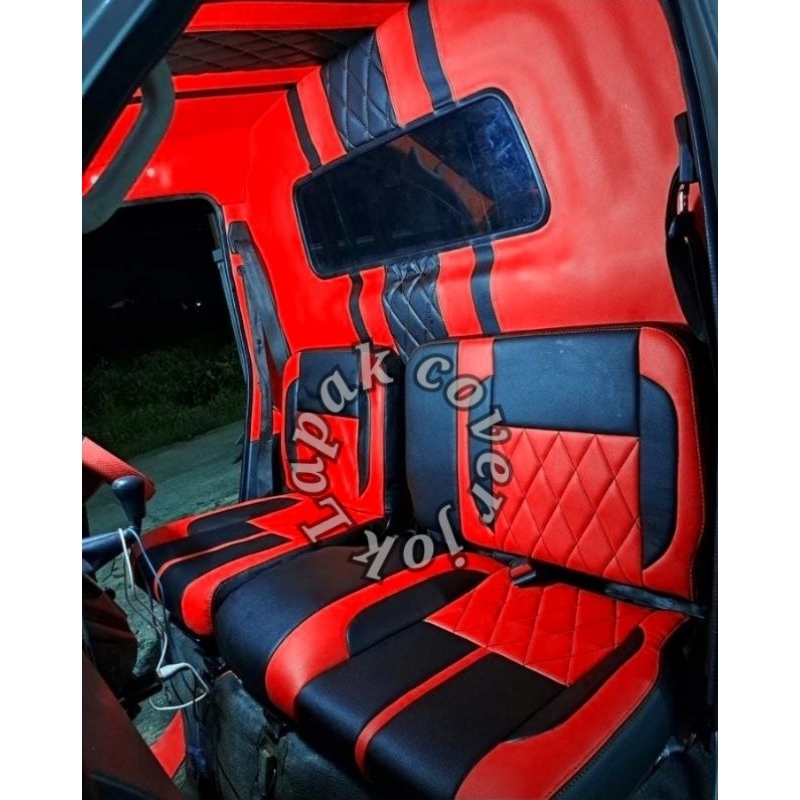 sarung jok mobil grand max pick up full set(full cabin dan interior) cover jok mobil daihatsu grand 