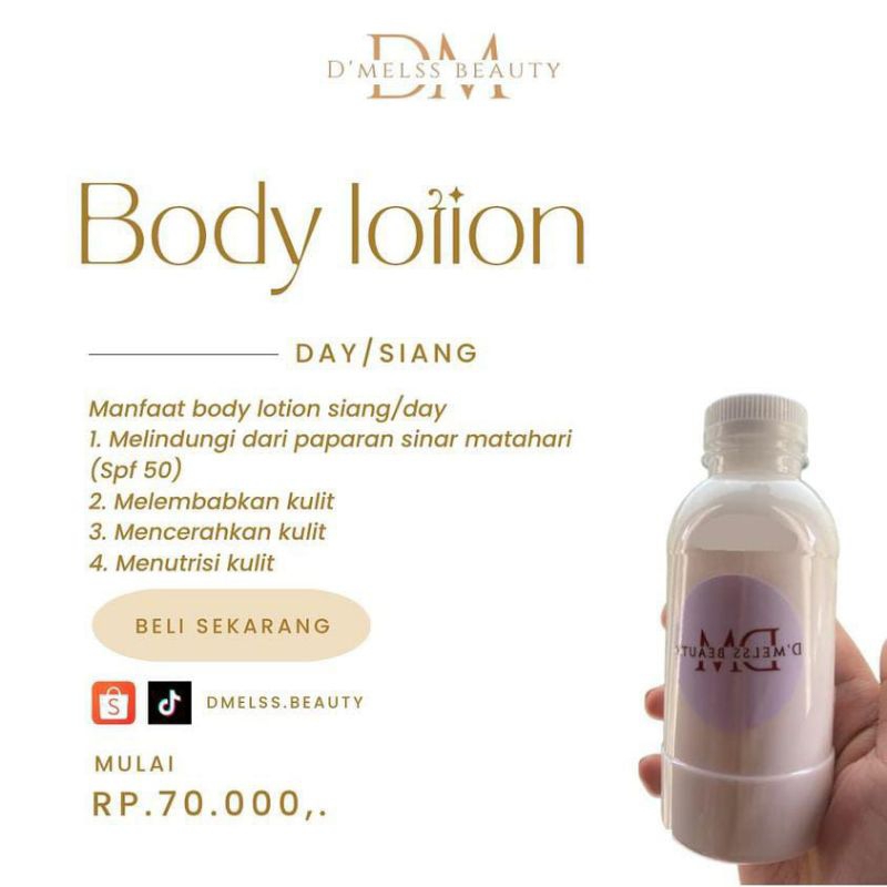 Handbody Siang 150ml(warna putih)
