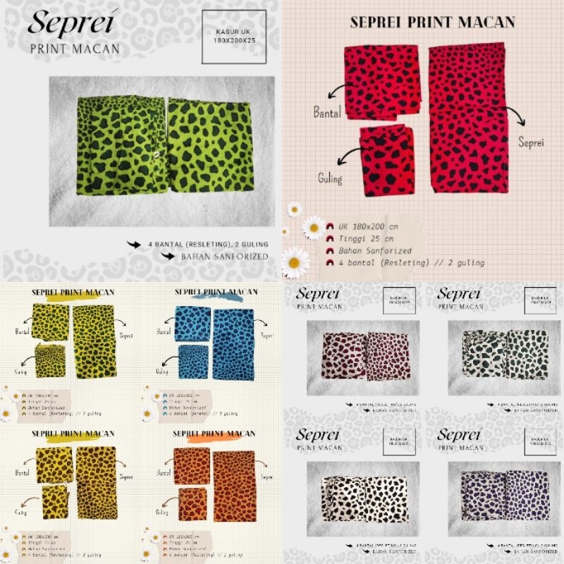 seprei putri diana / seprei print putri diana