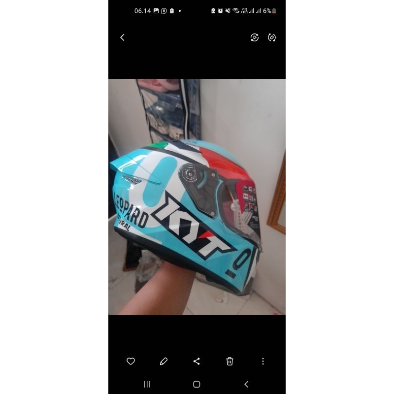 kyt ttc leopard size L murah