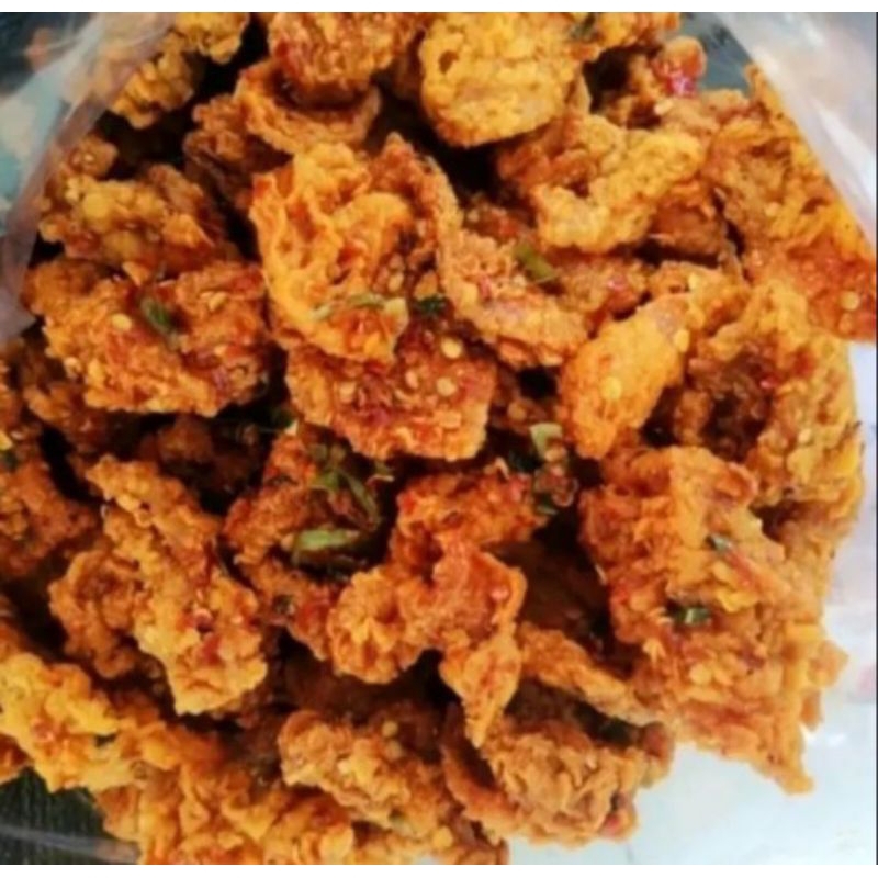 

Kulit ayam pedas daun jeruk 1kg