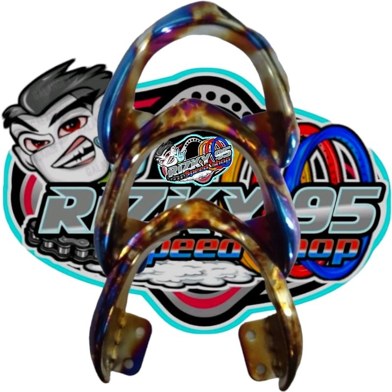 Behel Beat Karbu Model Original Two tone Asli Bakaran Thailand Stainless Tebal Berkualitas Rizky Hig