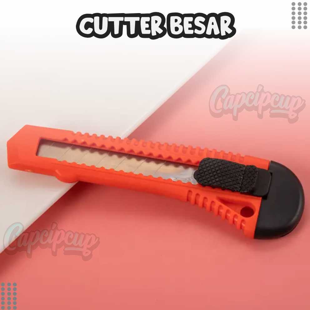 

Cutter jumbo Besar Kater Panjang 15 X 2.2 Cm Bukan Kecil Silet Tajam Tidak Mudah Patah CAPCIPCUP