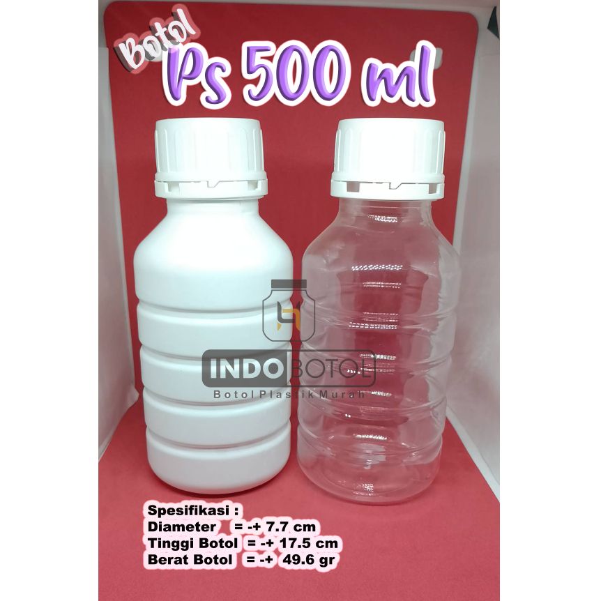 Botol PS 500 ml / Botol Madu - Bahan PET