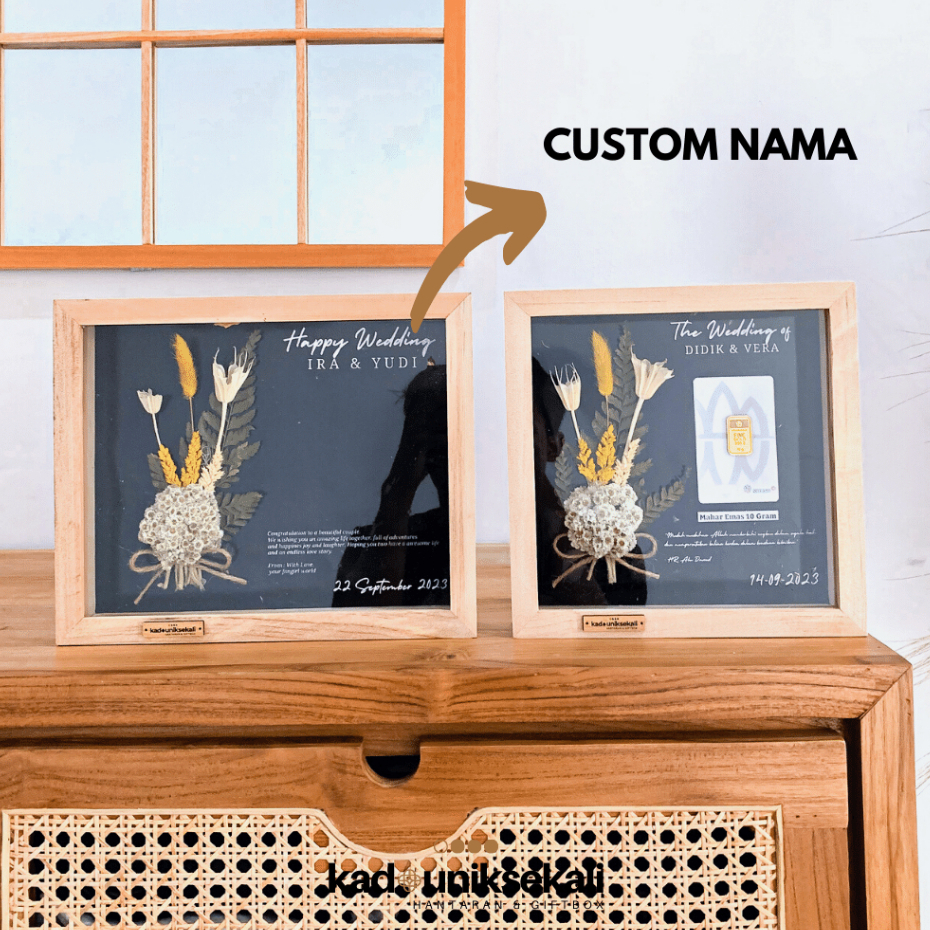 (Bisa Custom)Tempat Mahar Minigold & Emas Antam Pernikahan