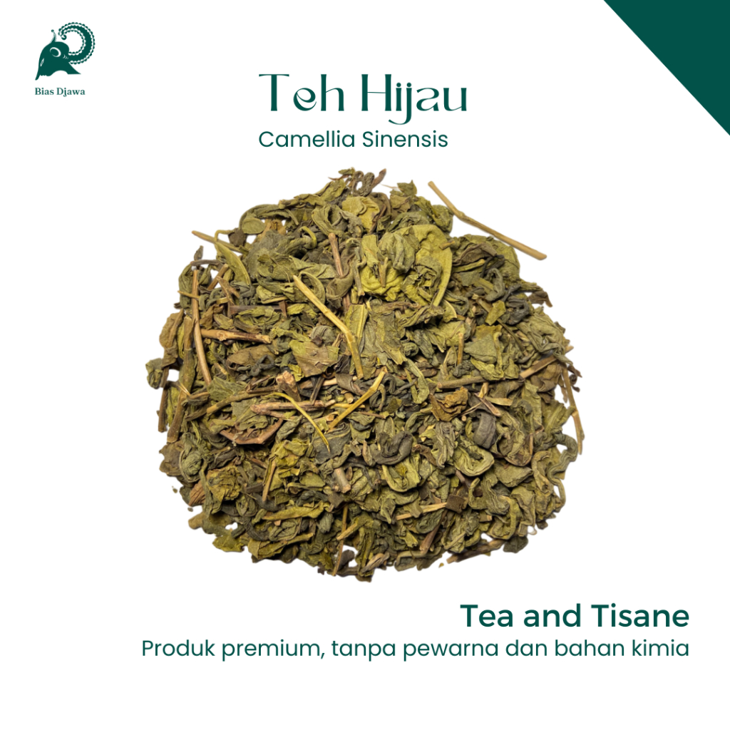 

Teh Hijau/Green Tea/ Bias Djawa/90 Gram